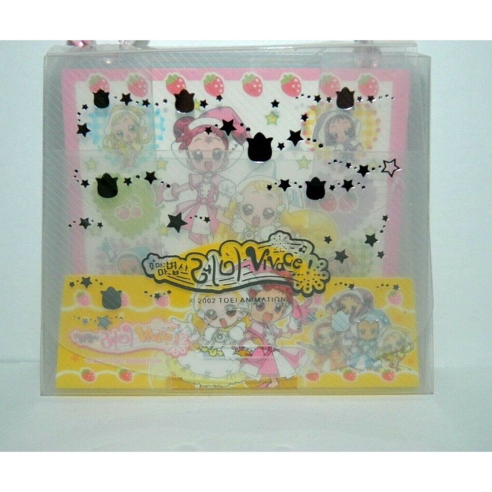 Magical DoReMi 2002 Toei Animation MEMO PAD with Purse Case Unused Paper